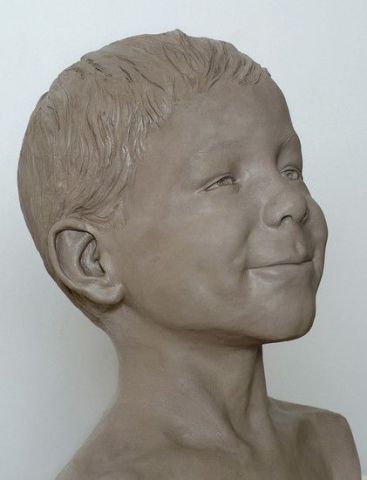 Enfant - Sculpture - Laurent mc sculpteur portrait
