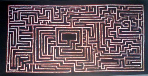 Labyrinthe - Peinture - GanaDji