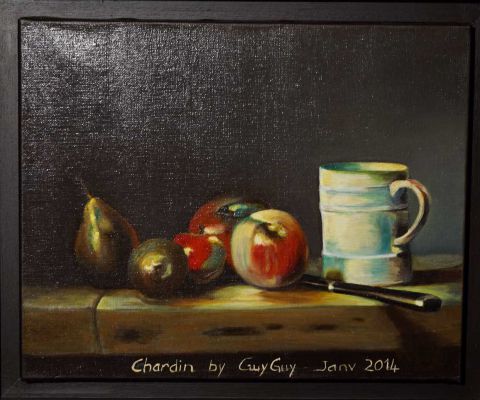 Copie Chardin - Peinture - GuyGuy