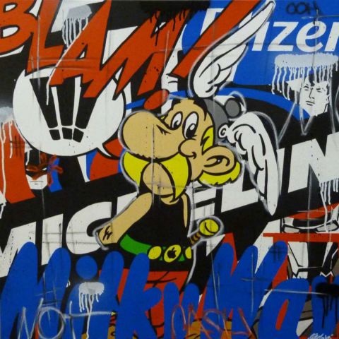 Asterix Cash - Peinture - Jerome Clem