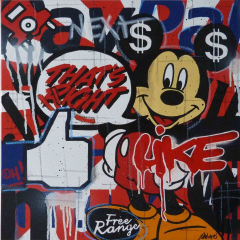 Like Mickey - Peinture - Jerome Clem