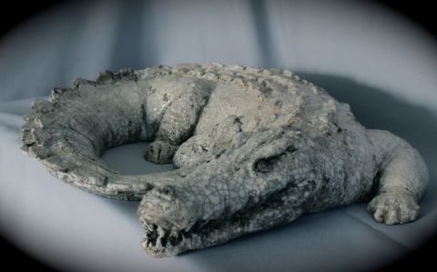 crocodile - Sculpture - SANDRINE MESNIL