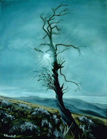 L'artiste PASCAL BAUDOT - Un arbre en hiver
