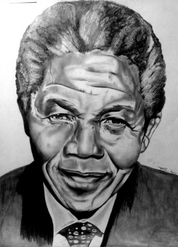 L'artiste Ferge charly - Mandela
