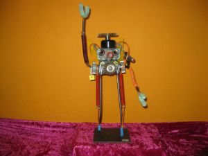 Sculpture de bellagamba  gilles: n°49  robot   collection