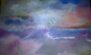 Peinture de BRIGITTE BASPEYRAS: nuages 2