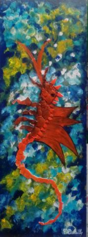 Sea Monster - Peinture - Catherine Dutailly