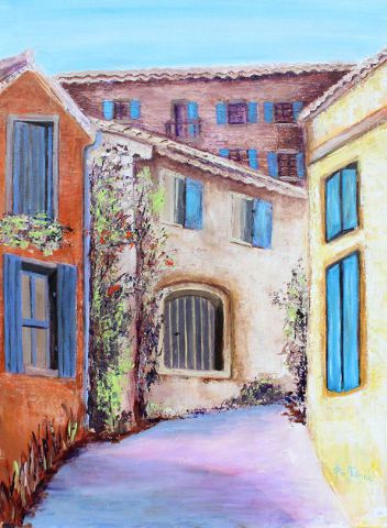 ruelle provençale -2- - Peinture - marie-odile girondel
