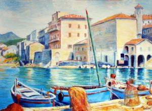 Voir le détail de cette oeuvre: Vieux port de pêche  de Propriano