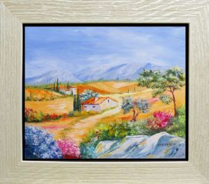 Peinture de Marie-Paule ALBANESE: Sous le soleil du Midi