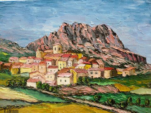 Rocher de Roquebrune - Peinture - Raphael