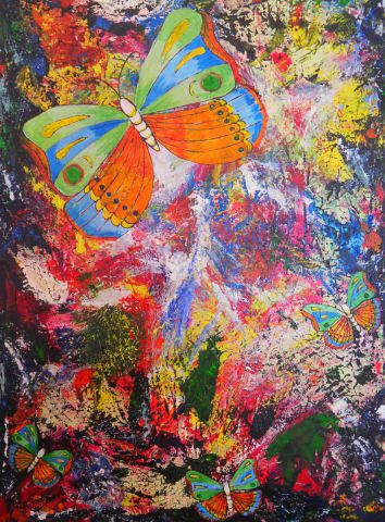 L'artiste Paoli - Les papillons
