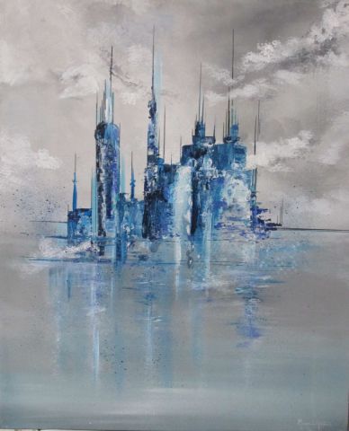 Atlantis - Peinture - Yves MARTINET