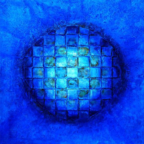 Blue Planet - Expansion - Peinture - Tapiezo