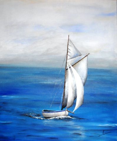 bateau - Peinture - Marech