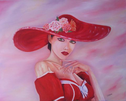 L'artiste Amilcar - chapeau rouge