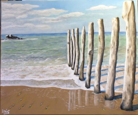 Spiaggia Cedrini - Peinture - 2nis