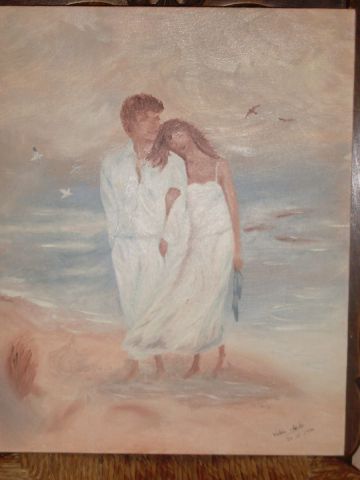 L'artiste Orkydee - Couple sur la plage