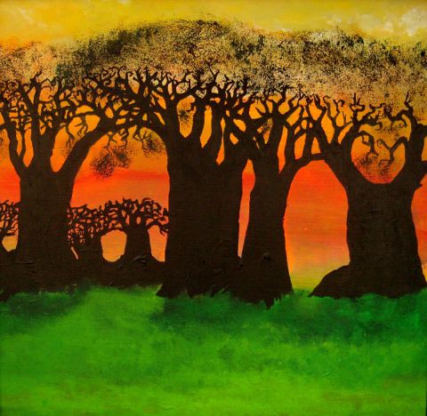Baobab - Peinture - Theo Geschwind