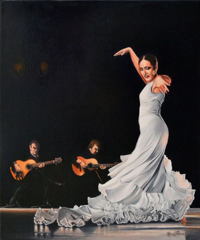 Flamenco 3 - Peinture - Marcel BOOS