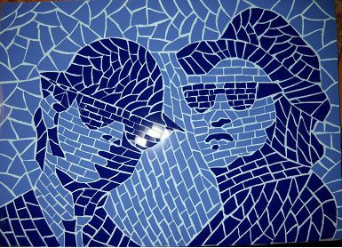 BLUES BROTHERS - Mosaique - CHRISMOSAIC