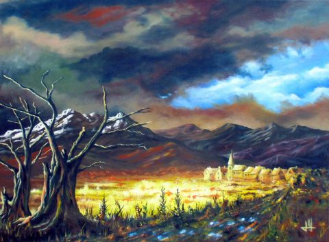 Aprés l'orage - Peinture - Markkus Nelrog