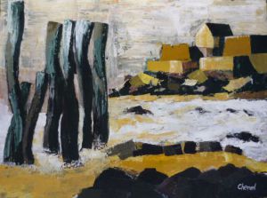 Voir cette oeuvre de Chenel: Brises lames de la Cité Corsaire de Saint Malo