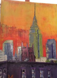 Voir le détail de cette oeuvre: Motel devant l'Empire State Building 