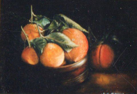 Les fruits indiens - Peinture - Jacques MONCHO
