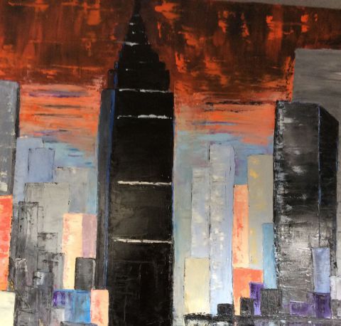 L'artiste MARIE-THERESE VION - Empire State Building New York 