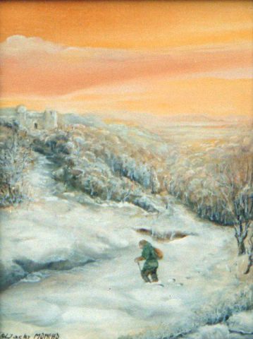 l'hiver - Peinture - Jacques MONCHO