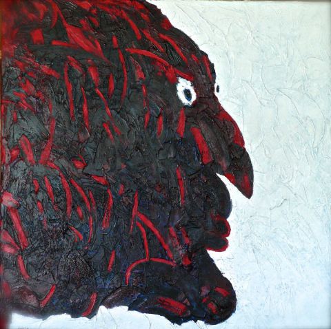 L'artiste Oria - l'aigle rouge
