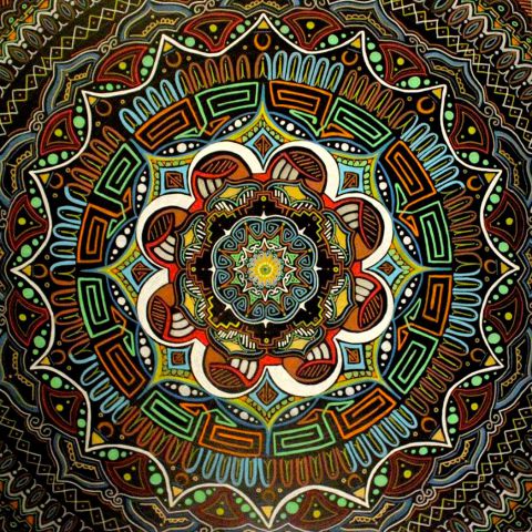Mandala - Peinture - Tockart