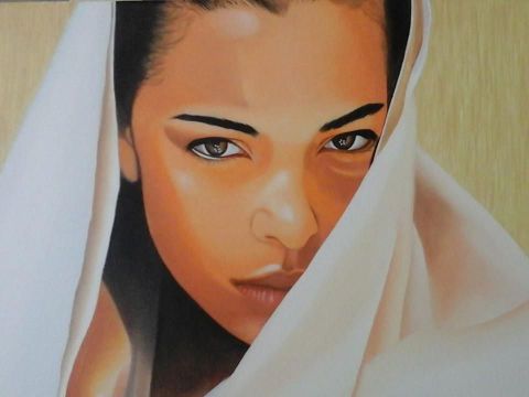 la tunisienne - Peinture - mourad rebai