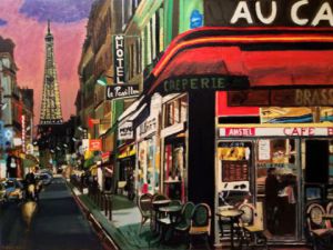 Voir cette oeuvre de Maurice BELLOLO: PARIS ville lumière
