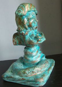 Sculpture de Marie-rose Atchama: la sirène ailée
