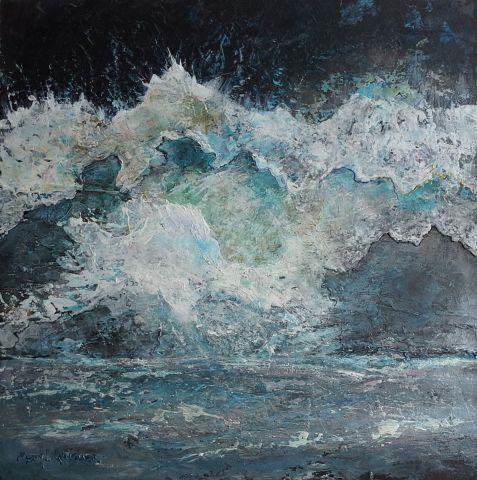 L'artiste Meryl QUIGUER - Wild wave.  
