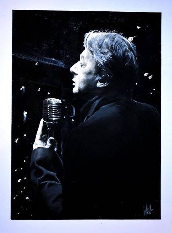 Mr Bashung - Peinture - wilfried forgues 