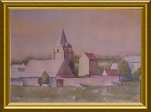 Voir cette oeuvre de Claude CHAPOIX: Basseux-La ferme de l'Abbaye