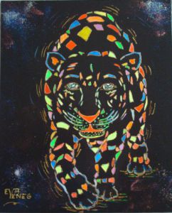 Voir cette oeuvre de Eva Veneg: Jaguar en chasse