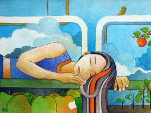 Voir cette oeuvre de Bruno Guillaume: SKL - syndrome de la belle au bois dormant