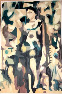 Peinture de Ottau Mobyl: Espagnole debout
