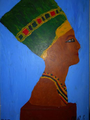 Nefertiti - Peinture - Gmillet