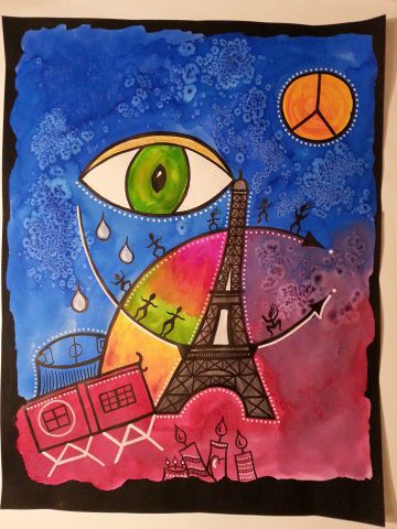 Paris 13/11 - Illustration - Izabelle Lenoir