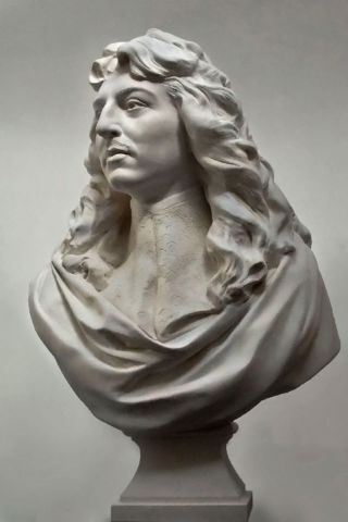 Louis XIV, jeune - Sculpture - Laurent mc sculpteur portrait