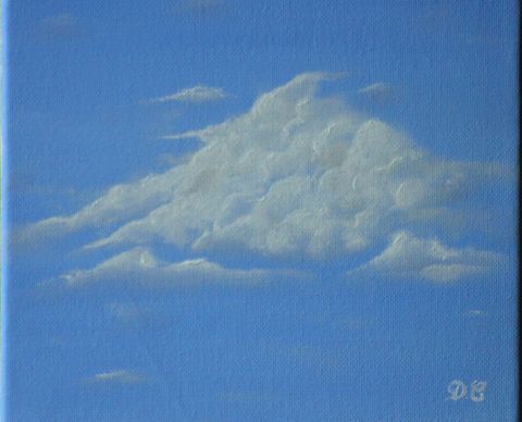 blue sky - Peinture - Delph