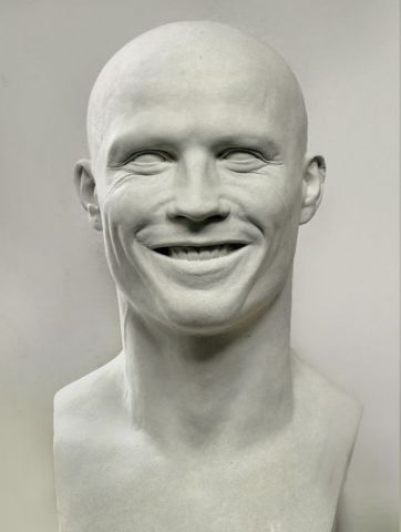 portrait 4 - Sculpture - Laurent mc sculpteur portrait