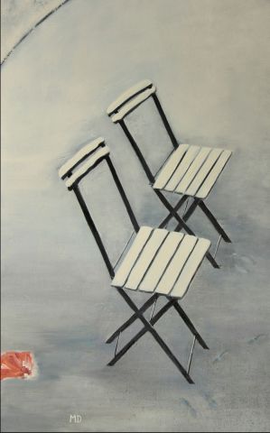 L'artiste Michel Delaquaize - Les chaises