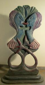 Sculpture de unicornis: les sirènes