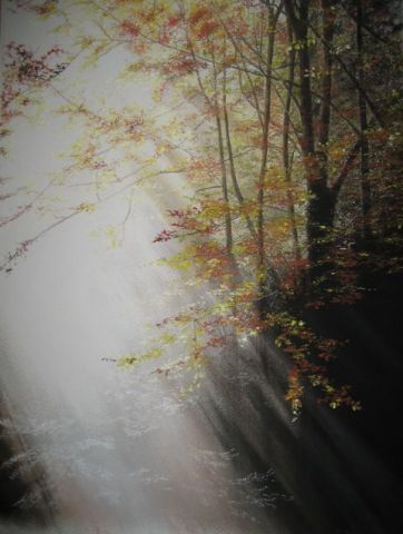Lumière d'automne - Peinture - Jacqueline HAUTBOUT